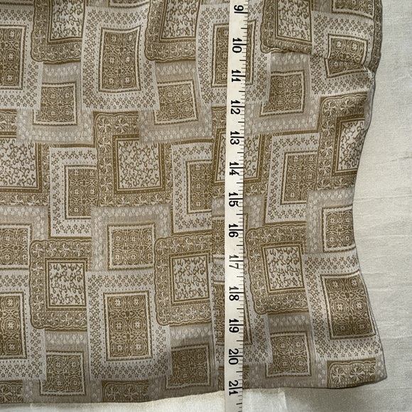 Vintage Mable High Fashion Italian Designer Tan Sleeveless Top Italian 42 US 6 - Picture 6 of 9